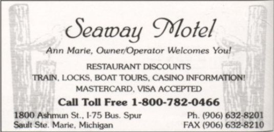 Byes Seaway Motel - Vintage Yearbook Ad (newer photo)